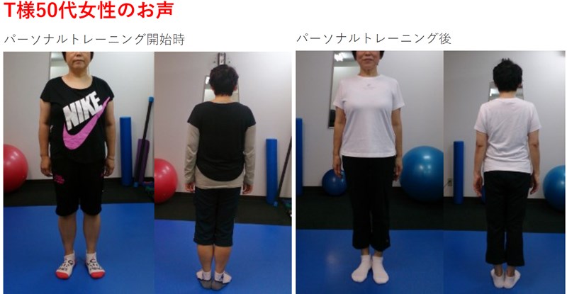 ダイエットスタジオくびれ美人のトレーニング実績1